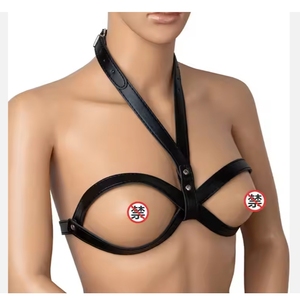 12 Uds Kits de cuero BDSM Bondage Set esclavo esposas cuello Gag Whip SM juguetes sexuales para mujeres parejas <span class=keywords><strong>Gay</strong></span> adulto - Product Image 2