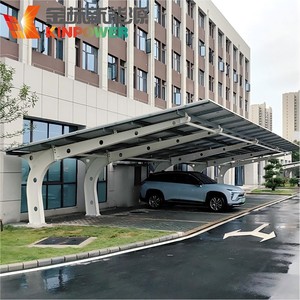 Système solaire photovoltaïque pour carport de 6 voitures, solution PV connectée au réseau de 24,78 kW - Product Image 1