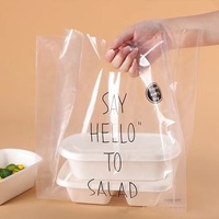 Sac d'emballage à provisions en plastique de qualité alimentaire avec logo personnalisé