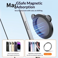 Miroir selfie arrière pour téléphone portable, adsorption magnétique MagSafe, vlog, diffusion en direct, réflecteur HD