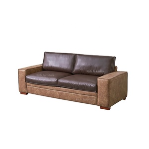 Richie Mix and Match Stylish Couch Hotel Vintage Leather PU Sofa - Product Image 1