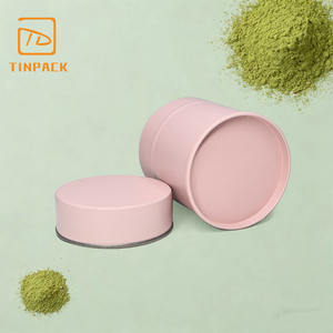Großhandel Lebensmittelechte 30g Matcha-Dose Luftdicht Doppeldeckel Matcha-Pulver-Dose Matt Rosa Matcha-Tee-Dose - Product Image 4