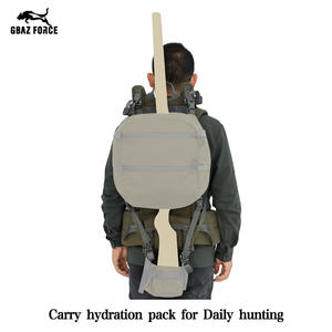 Sac à dos de chasse Gbaz Force avec cadre, bretelles réglables, plaque en aluminium, vert Ranger Pro 4000, compatible avec le sac - Product Image 2