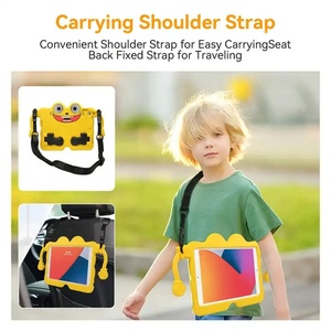 Serie HGD HGD2107 Custodie Universali per Tablet con Disegni Cartoon, Antiurto per Bambini, Custodia per <span class=keywords><strong>iPad</strong></span> 10.2 2020, <span class=keywords><strong>iPad</strong></span> Air <span class=keywords><strong>3</strong></span> con Tracolla - Product Image 3