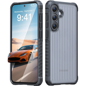 Funda para Teléfono <span class=keywords><strong>Samsung</strong></span> S26 S25 Ultra A56, Nueva, <span class=keywords><strong>de</strong></span> Línea Plana, Sensación <span class=keywords><strong>de</strong></span> Piel, Antideslizante, Económica, Resistente a Golpes y Super Anti-caídas - Product Image 1