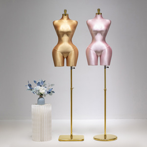 หุ่นโชว์เสื้อผ้าครึ่งตัวพลาสติก BBL สำหรับร้านขายเสื้อผ้าสไตล์ยุโรปและอเมริกา  แบบตั้งโชว์สำหรับชุดชั้นในผู้หญิง ไซส์ใหญ่ - Product Image 3
