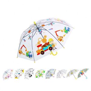 ร่มเด็กพิมพ์ลายโฆษณาโลโก้ใสกันฝนสำหรับเด็กขายส่ง - Product Image 3