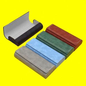 Wholesale Eyewear Accessories Bulk Large Sunglasses Hard <b>Case</b> Iron Embossing Recycled Materials Elder Reading Matt Lamination - Product Image 4