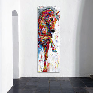 Cavallo immagine Wall Art Canvas Painting <span class=keywords><strong>Poster</strong></span> stampe Animal Painting Home Decor No Frame - Product Image 2