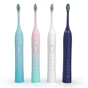 Hot Selling Intelligent Automatic Rechargeable Sonic Electric Toothbrush 2 Heads