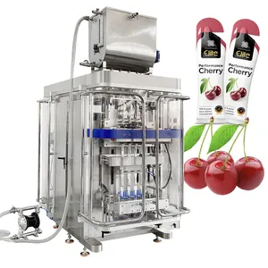 Automatic Multi Lane Sour Cherry Juice Concentrate Packing Machine Vertical Liquid Sachet Juice Packing Machine