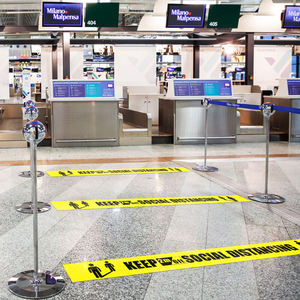 Letrero de <span class=keywords><strong>PVC</strong></span> antideslizante duradero personalizado para suelo de azulejo de mármol interior, <span class=keywords><strong>precio</strong></span> barato, vinilo, mármol, pegatina impermeable para orientación - Product Image 3