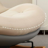 Fauteuil à bascule en métal pour la maison, canapé individuel, fauteuil paresseux, canapé à bascule en fer