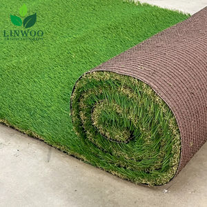 Césped Sintético Realista en Rollo de 40 mm, Césped Artificial <span class=keywords><strong>para</strong></span> Paisajismo, Terraza y Azotea, de Fábrica China - Product Image 1