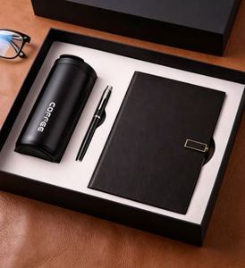 Wholesale Promotional Luxury Business Corporate Journal Set Custom Logo Pen Coffee Cup and Notebook Gift Sets With Travel Mug - Product Image 1