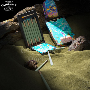 Archibald biểu tượng tùy chỉnh CR childproof tay cuộn Hộp Thuốc Lá từ tính lật Pre CuộN hộp giấy với trận đấu - Product Image 6