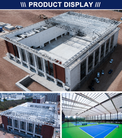 Structure en acier industrielle Kin Bright KBG pour toit de gymnase, bâtiment métallique préfabriqué avec structures Tekla