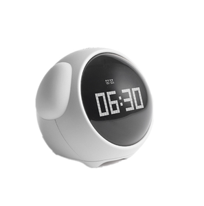 Veilleuse avec expression mignonne Émotion Réveil Lumière à commande vocale Électronique grand public multifonctionnelle - Product Image 2