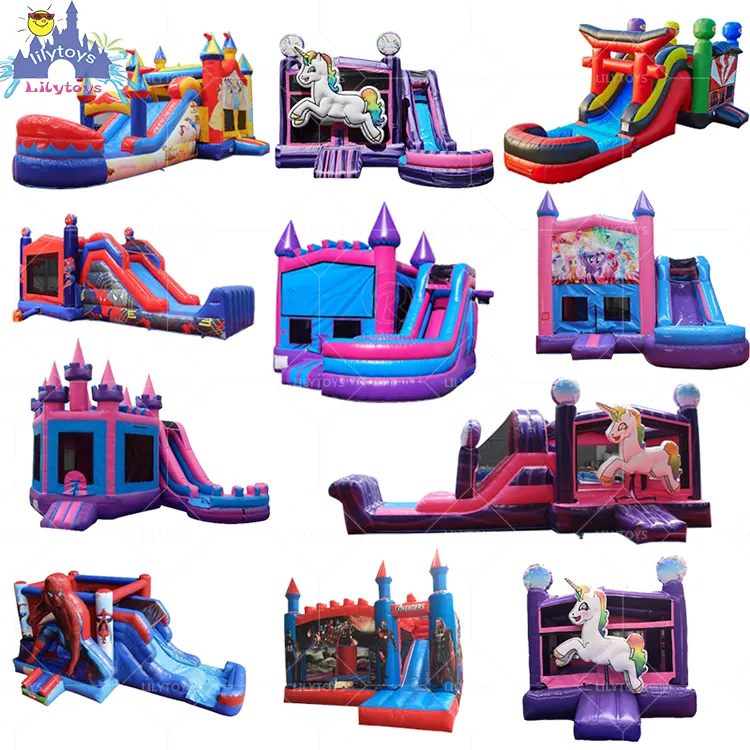 commercial inflatable Kahuna water slides inflatable combo hot selling inflatable waterslides with detachable pool