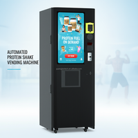 Máquina Automática para Hacer Proteína de Suero con Sistema de Mezcla y Pantalla Táctil, Expendedora de Smoothies Frescos para Gimnasios