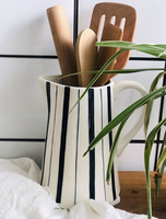 Mug à café moderne, simple et créatif, en porcelaine blanche jetable, capacité 2L, avec emballage cadeau