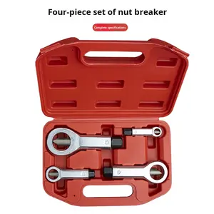 Juego de 4 Extractores de Tuercas Metálicos de Alta Resistencia, Herramienta para Extraer Tuercas Dañadas o Atascadas, Herramientas para Separar Tornillos y Tuercas - Product Image 4