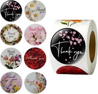 Autocollants en vinyle imperméables adhésifs en rouleau pour sacs en papier, enveloppes colorées, étiquettes cadeaux, Joyeux Noël, pour mascara, perruques, parfums et shampoings
