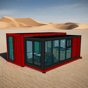 Quiosco de Diseño Moderno con Energía Solar, Sala de Estar para Apartamentos, Hoteles, Tiendas <span class=keywords><strong>y</strong></span> Villas, Contenedor Marítimo de Acero Modificado de 20 pies - Product Image 2