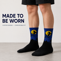 Chaussettes d'automne personnalisées OEM pour adultes - Polyester/Nylon/Coton/Fibre de bambou/Laine, résistantes aux déchirures, séchage rapide, respirantes