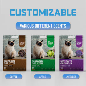 Échantillons gratuits, forte désodorisation, agglomération rapide, litière pour chat en bentonite, sable biodégradable, écologique, particules à l'arôme neutre - Product Image 3