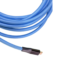 Cable de Carga y Datos USB-C 3.2 de Nailon Trenzado Azul de 5 Metros (16 pies) de Calidad OEM Utech, Velocidad de 20 Gbps y Entrega de Energía de 100 W, Conexión para Cámara