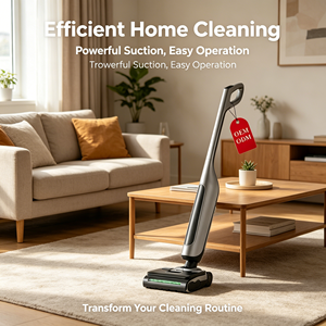 Aspirateur à eau et à sec pour sols durs avec filtre autonettoyant, moteur sans balais 220W - Product Image 1