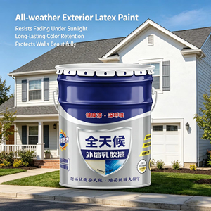 Pintura de Látex Estilo Nanyang Verde Retro para Paredes de Fondo, Uso Exterior y Doméstico, Pintura de Pared Autoaplicada, Revestimiento de Paredes - Product Image 3