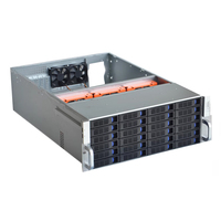 Casing Server Industri 4U, Casing Hot Swap 4U24 Disk, Penyimpanan NVR Industri, NAS 4U, Casing Server GPU