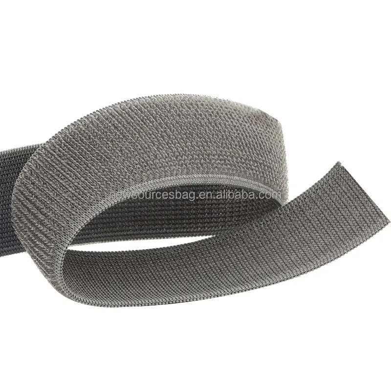 Tali kait dan loop unnapped elastis stretch dapat digunakan kembali kualitas pabrik profesional
