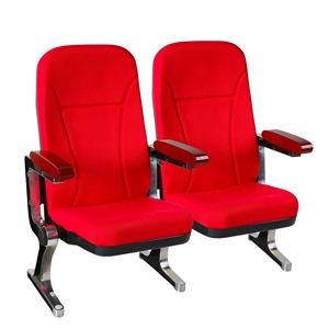 Silla de Auditorio Jiarunde C-816A 64x67x98cm con Reposabrazos para Salón de Conferencias Escolar, Cine, Teatro - Product Image 1