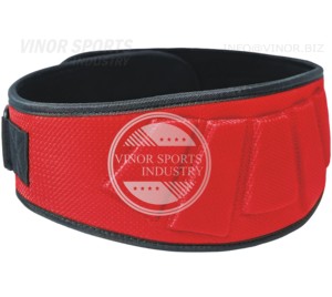 Genuine Cow Hide Neopreno Gimnasio Fitness Ejercicio Cinturón Doble Levantamiento de pesas Soporte de cintura con material duradero de piel de vaca - Product Image 1