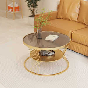Piccolo <span class=keywords><strong>tavolo</strong></span> da tè <span class=keywords><strong>in</strong></span> <span class=keywords><strong>vetro</strong></span> di lusso leggero per soggiorno per Hotel di famiglia o appartamento crema Wind Net e Design da <span class=keywords><strong>tavolo</strong></span> <span class=keywords><strong>rosso</strong></span> - Product Image 2