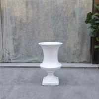 Vase en Verre Blanc Luxe et Moderne de Haute Qualité pour Décorations de Table de Mariage et Centres de Table pour Réceptions