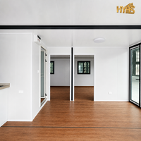 Maisons conteneurs préfabriquées pliables et extensibles pour le camping, maison moderne préfabriquée modulaire en conteneurs, 2 chambres