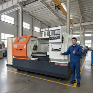 Torno de Cama Plana CK6150-1000 de Alta Eficiencia para Taller Metálico, con Barras de Acero de Alta Resistencia y Materiales de Hierro - Product Image 3