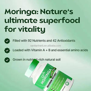 แคปซูลสารสกัดจากใบมะรุม (<span class=keywords><strong>Moringa</strong></span> Oleifera) ของแท้จากโรงงาน ราคาส่ง ช่วยเสริมสร้างภูมิคุ้มกัน ผลิตภัณฑ์ออร์แกนิกจากใบมะรุมจำนวนมาก - Product Image 3
