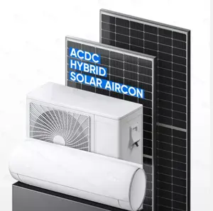 12000BTU 1吨1.5hp ACDC太阳能空调aire acondicionado太阳能廉价价格太阳能空调工厂