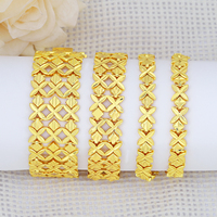 Bracelet en laiton plaqué or 24 carats en forme de X, maillons entrecroisés taillés en diamant, prix d'usine, vente en gros de bijoux JXX