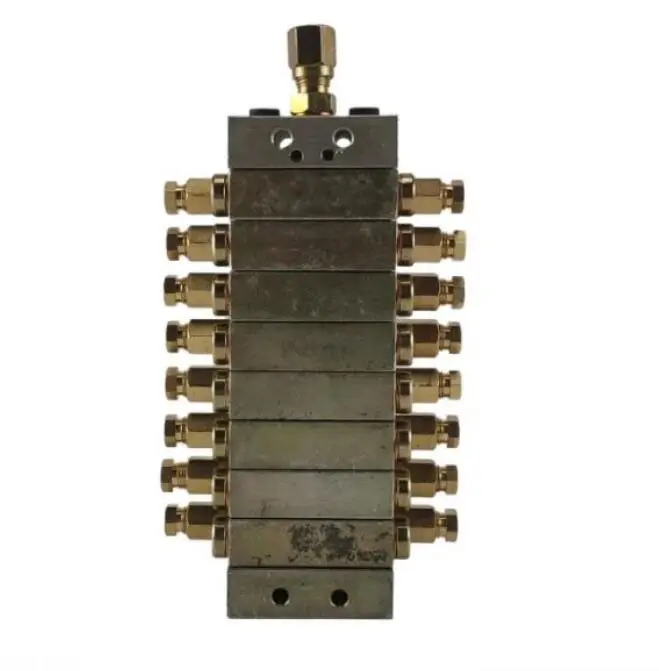 Separador de óleo 1 em 16 para fora, separador de óleo com interruptor de indicador zhejiang dp1, distribuidor de chip