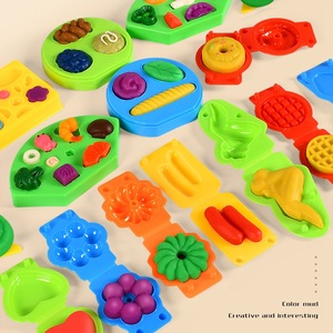 Machine à nouilles et hamburgers en pâte à modeler pour enfants, ensemble d'outils créatifs en plastique pour la fabrication de jouets DIY pour filles - Product Image 3