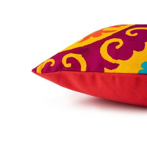 Cuscino Decorativo Excelsa 45x20x30 Cm Multicolore in Cotone Stile New Delhi - Product Image 3