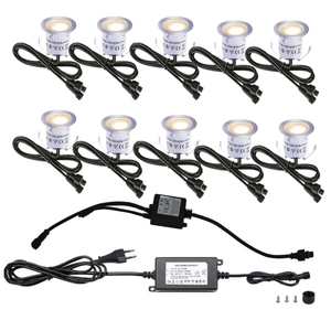 <span class=keywords><strong>Kit</strong></span> d'éclairage de pont LED encastré IP67 dans la lumière de paysage extérieur au sol 12V pour cour extérieure marches de jardin escalier Patio sol <span class=keywords><strong>piscine</strong></span> pont - Product Image 6