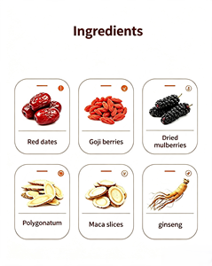 Thé aux herbes aux cinq trésors de ginseng naturel de qualité supérieure 5g x 30 sachets avec datte rouge <span class=keywords><strong>et</strong></span> maca pour la vitalité <span class=keywords><strong>et</strong></span> l'énergie des hommes - Product Image 2