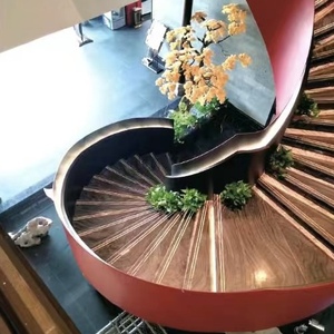 <span class=keywords><strong>Escalier</strong></span> métallique extérieur fermé et durable avec éclairage LED, garantie de 3 ans - Design moderne <span class=keywords><strong>en</strong></span> fer courbé pour maison mobile - Product Image 3